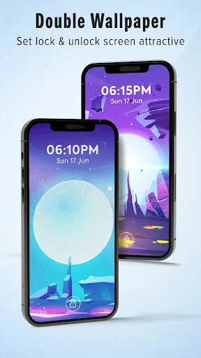 Double Wallpaper Screen - Personalize lock and home screen with matching animated wallpapers