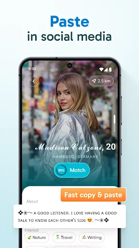 Paste stylish text in social media showing decorated message with multiple font styles for sharing on messaging platforms