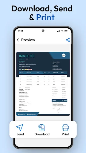 Signature input screen with By Hand and By Image options to personalize invoices and estimates with digital signatures