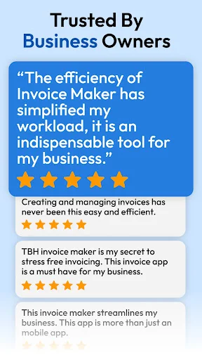 Data synchronization complete notification showing cloud security badge confirming invoice and estimate data is backed up
