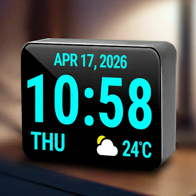 Huge Digital Clock Widget icon