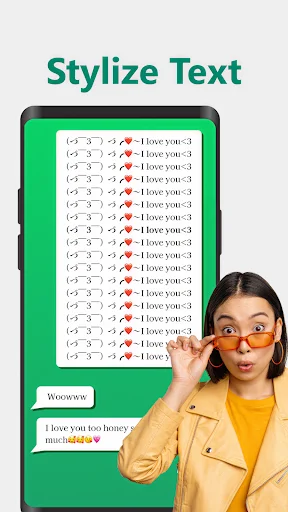 Text Repeater stylize feature creating decorated repeated text with ASCII art and special formatting
