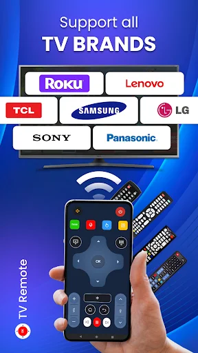 TV remote app for Roku, Samsung, LG, Sony, TCL, Panasonic and major brands - control any TV wirelessly from your phone